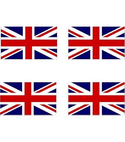 2 X Geordie Vinyl-Aufkleber – Newcastle Slang, England-Flagge, 10 Cm, Glänzend, 100 Mikron