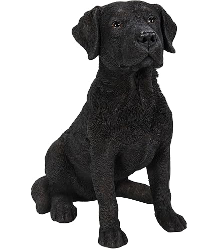 Pet Pals Fuchsroter Labradorwelpe – Harz-Dekofigur Für Garten & Haus, Frostbeständig, Handbemalt