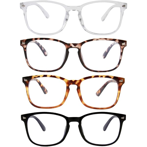 Lunettes de blocage de la lumière bleue pour homme/femme, anti-fatigue oculaire, lecture d'ordinateur, lunettes de télévision, monture carrée élégante, antireflet, 3043_Noir (C1