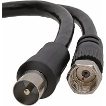 Cavo TV Antenna Lotto Splitter Cavo Coassiale 4 Vie 5-2300 MHz - Per Antenna TV, Compatibile RG6 RG59, Confezione Multipla Splitter Per TV Satellitare