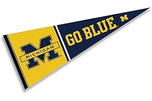 College Flags & Banners Co. Michigan Wolverines Go Blue Pennant
