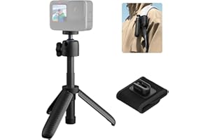 ULANZI MT88 Kompaktowy Statyw Podróżny, Przenośny Mini Statyw Ze Śrubą 1/4 Cala, Statyw Vlogging Z Paskiem Na Rzep - Kompatybilny Z Sony ZV1/RX100 VII/RX1R II, Canon G7X Mark, Fujifilm X100V, Leica Q2