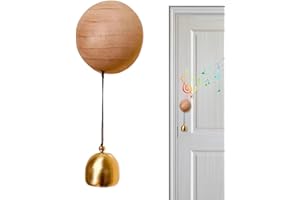 LearnLyrics Campanello per porta d'ingresso, campana commerciante per apertura porta,campana a apertura porta in legno | campanella eolica da giardino domestico, campanellino