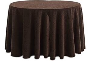 LANOVENANUBE Ropa o Falda Camilla, Enaguilla Ovalada de Tejido Chenilla, Medida 90x160 cm, Color Marrón. Mantiene el Calor. Aspecto Aterciopelado y Tacto Muy Suave.