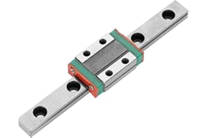 OUMEFAR LML9B Miniaturowa prowadnica szynowa Szerokość: 9 mm Z liniowym blokiem przesuwanym (100 mm)