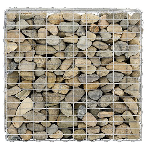 [pro.tec] 1x Gabione (100 x 100 x 30 cm) Steingabione / Steinmauer / Steinwand / Spalier / - 5