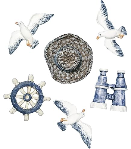 ReWu Holz-Leuchturm Mit 7 LED - 11x30cm Mit Batteriebetrieb