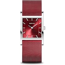 BERING Women's Quartz Watch, 26 mm Silver Stainless-Steel