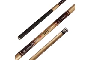 LUOSHUAI Cannes à PêChe à Main 3.6-7.2 m Stream Stream de pêche tige de pêche carbone pôle de pêche télescopique ultra léger à la main de pêche ultra-fine pôle confortable antidérapant Canne A Peche Au Coup