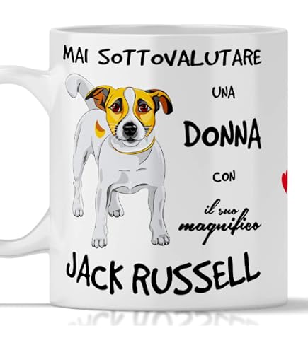 Tazza Chihuahua Regalo Originale - Ceramica Premium Per Colazione, Caff&egrave; E Tisane, Con Stampa Cuori E Messaggio D'amore - Lavabile In Lavastoviglie E Microonde