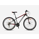 Kron VORTEX 4.0 26 Jant V FREN 21 Vites Dağ Bisikleti 16"- MAT SİYAH-GRİ/KIRMIZI (GREENWAY BİSİKLET)