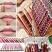 Kfnire 12pcs/set Women Professional Lipliner Waterproof Lip Liner Pencil 15CM 12 Colors