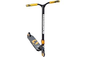 SIX DEGREES StuntsScooter, Patinete Freestyle para adultos, tamaño de rueda de 100 mm, cobre negro, Kickscooter, tanto para monopatines como para calles