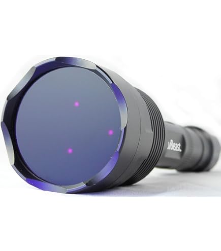 Morpilot 365nm UV Flashlight - 30W, Rechargeable, 60ft Range, For Minerals, Scorpions, Leak Detection