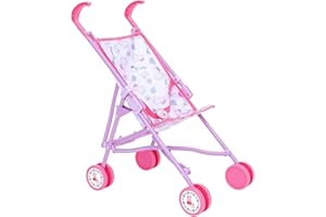 HTI Peppa Pig -Sillita de Paseo de muñecos -Tipo Paraguas -Fácil de Plegar -Ocupa Poco Espacio - Altura 53,5 cm (Deqube 931PEPA3794)