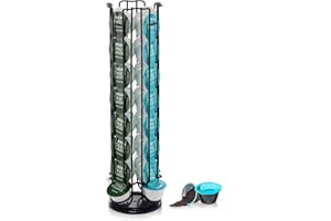 Wdmiya Porta Capsule Dolce Gusto,Supporto Rotante per Capsule Caffè Portaoggetti e Organizzazione per Capsule (Dolce gusto 32 pezzi)