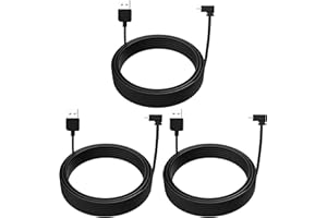 HUAFLY Blink Zewnętrzny kabel do ładowania kamery domowej BECEMURU 6 m, odporny na warunki atmosferyczne, kabel do kamery bezpieczeństwa Blink, na zewnątrz, 3 szt