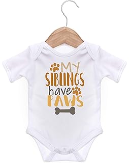 my sibling has paws baby grow