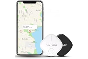 Key Finder Item Finders, 2 Pack Kimfly Smart Key Tracker Fob Bluetooth Locator Personal Key Phone Wallet Luggage Tracker for Kids Pets Anti-Lost Finder for iOS Android