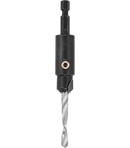 Trend Snappy TCT No.10 Countersink Drill with Depth Stop & 3.25 mm HSS Drill, Quick Release System, SNAP/CSDS/10TC, Black Trend Snappy TCT No.10 Countersink Drill with Depth Stop & 3.25 mm HSS Drill, Quick Release System, SNAP/CSDS/10TC, Black