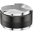 Supvox® Coffee Tamper Double Side Ground Coffee Press Depth Stainless Steel Coffee Accessories Adjustable Espresso Leveler & Tamper Fit for 58mm Portafilter
