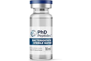 PhD Peptides Bacteriostatic Sterile Water - 10ml - Peptide Reconstitution Solution - Bac Water