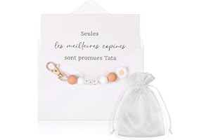 Hestya Cadeau Demande Marraine Parrain Témoin Annonce Grossesse pour Tata Tonton Mamie Papi Porte-Clés Carte Annonce avec Enveloppe Cadeau Marraine Parrain pour Noël Anniversaire Baptême