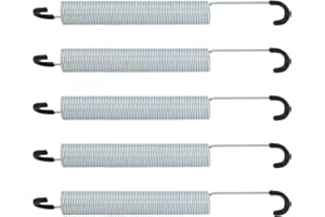 SG Store 5 resortes de tensión de mecanismo de 7 pulgadas/176 mm, resortes de tensión de doble gancho, resortes de acero al carbono galvanizados para sillas reclinables, sofás, diámetro del alambre de