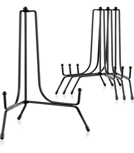 Support Laïton Massif Main Icône Ou Livre 22cm - Porte-Assiette Ou Livre En Laiton Fait Main, Élégant Et Robuste