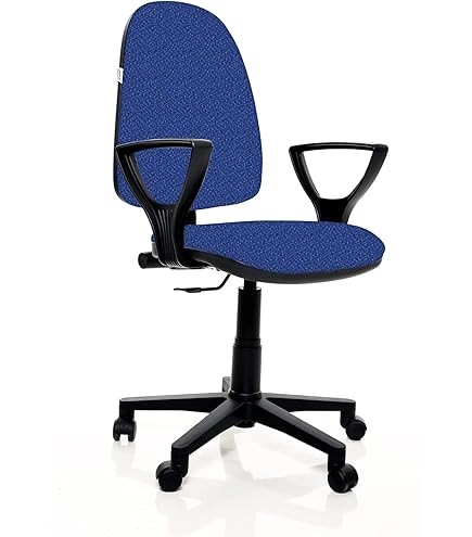 Tessuto Ignifugo Lavabile Bricobravo - Poltrona Sedia Ufficio Con Ruote Altezza Regolabile Nera 301 / T / N Poltrona Premontata