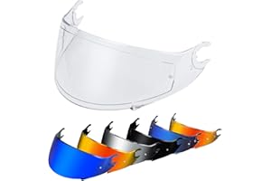 PSLER Visière de Casque pour D-Skwal D-Skwal 2 Spartan - Visière Teintée Casque de Moto Accessoires de Remplacement(Transparent)