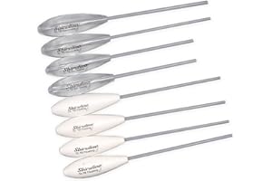 Sbirulino® Kit MIX 8 pcs Floating and Half-sinking fishing bobbers (Set of half-sinking bobbers gr. 12-15 and floating bobbers gr. 10-12)