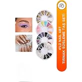 Fontenay Tırnak S&uuml;sleme Taşı, 4'l&uuml; Nail Art Seti, Renkli