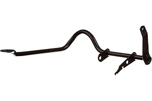 MZA GMBH - OFFIZIELLER HÄNDLER Fußbremshebel, schwarz grundiert. 008/schwarz für Simson S50, S51, S53, S70, S83