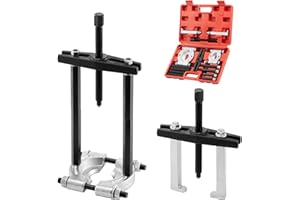 VEVOR Kit d'Extracteurs de Roulement 14PCs, Arrache Roulement Capacité de 5 tonnes avec Mâchoires de 50 et 70 mm, Kit d’Outils d'Extraction avec Étui, pour Réparation Automobile Atelier Garage
