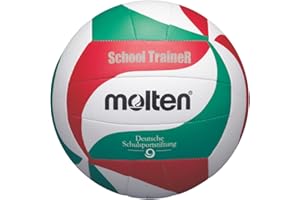 Molten Bolas de Voleibol MHR500 Blancas/Verde/Rojo 5