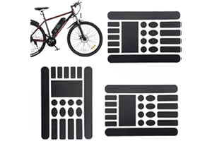 BIRLOZA 3 pegatinas para bicicleta protector de cuadro de carbono, protector de pintura protector de cadena de cubo pegatinas para cadena de protección de cadena protector de pantalla para
