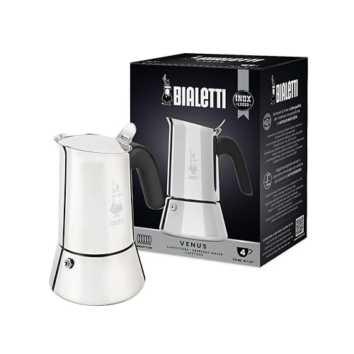 Bialetti Venus Induction, Edelstahl, 4 Tassen