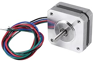 Hausdec 17Hs08-1004S 4-Lead Nema 17 20Mm 1A 13Ncm(18.4Oz.in) 42 Motor Nema17 Stepper for DIY 3D Printer CNC