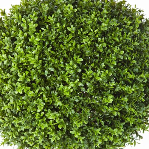 Künstliche Buchskugel TOM auf Stamm, 430 Blätter, 45 cm, Ø 30 cm – Künstlicher Buchsbaum Buxkugel Buchsbaumkugel – artplants - 2