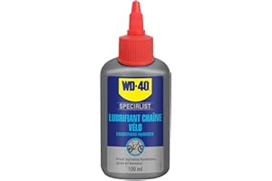 WD-40 SPECIALIST • Lubrifiant Chaîne Vélo Conditions Humides • Burette • Chasse l'humidité Réduit les points de friction Lubrification durable • 100 ML