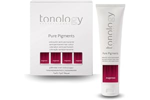 Tonology Pure Pigment Magented | Tinte Semipermanente sin Amoniaco, Tinte Fantasía, Mascarilla, Aporta Nutrición y Brillo, Magenta - 1 Unidad 100ml
