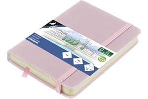 Kangaro Art - Cuaderno de bocetos (A6, tapa dura, 80 hojas, 140 g), color morado