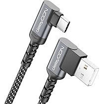 Cavo USB-C Corto 10 Cm Con Gomito A 90° - 240W 10Gbps Con Chip E-Marker Per IPhone, MacBook, Huawei