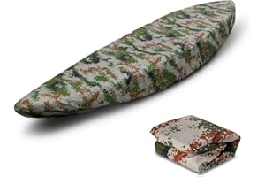 Hominas Copertura per Kayak da 4,5 m Schermo Impermeabile della Copertura Protezione Solare per Canoa da 3,6-4 m