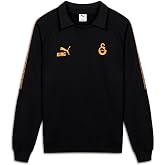 PUMA GALATASARAY KING Erkek Polo Yaka SWEATSHIRT, PUMA Black, XL