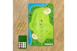FORB FORZA Chip and Stick Golf Game | Indoor and Outdoor Chipping Mat - Golfing Fun for All the Family [3 Sizes]