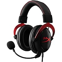 HyperX Cloud II 7.1 Virtual Surround Sound Gaming Headset with Advanced USB Audio Control Box - Red