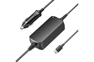 Basicvolt 100W USB-C Caricatore da Auto per Laptop Caricabatterie Accendisigari Alimentatore PC Portatile per Macbook Lenovo HP Dell ASUS Acer Samsung Google