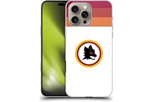 Head Case Designs Licenza Ufficiale AS Roma Wolf Retro Heritage Grafica Crest Custodia Cover Dura per Parte Posteriore Compatibile con Apple iPhone 16 PRO Max